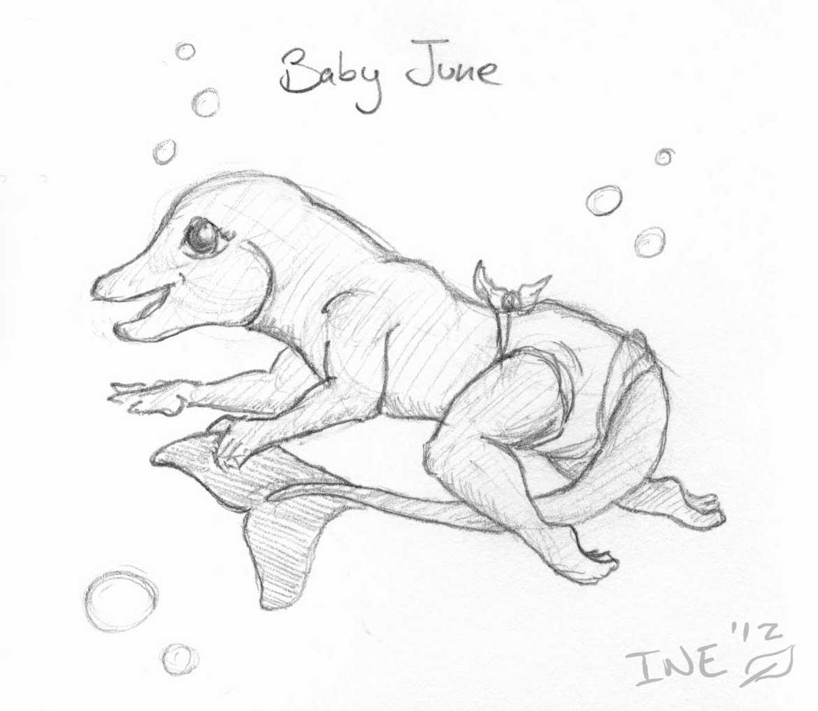 Baby June Sketch