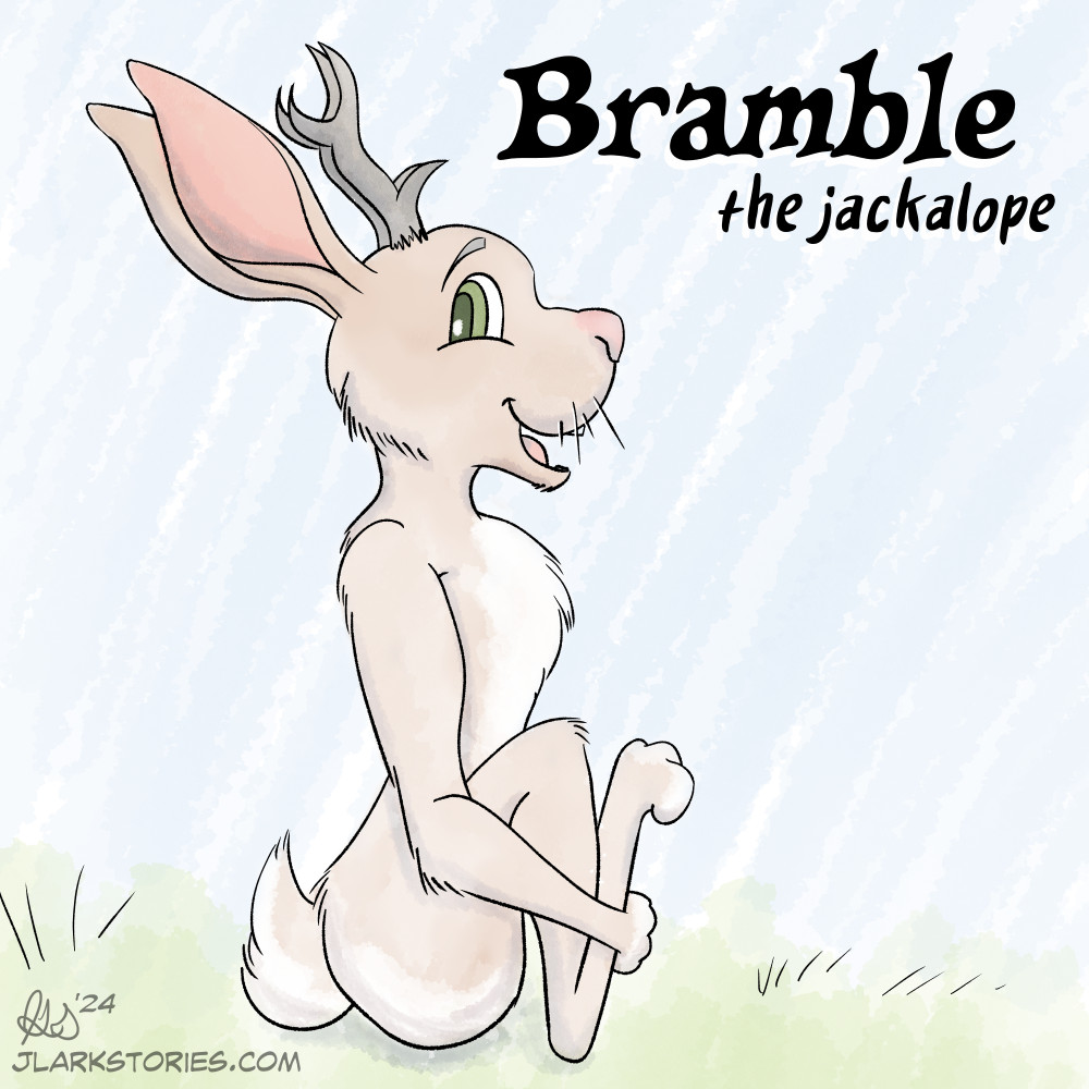 Bramble the Jackalope