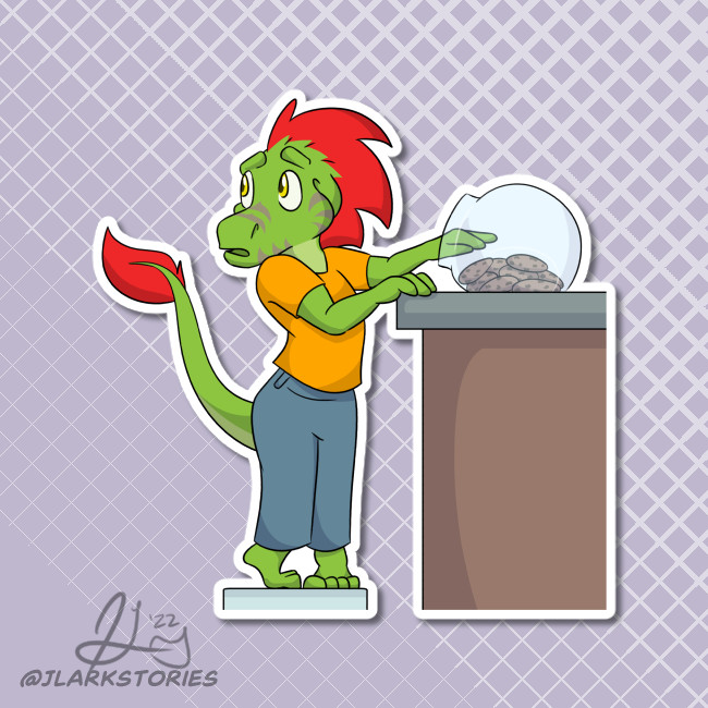 Cookie Thief Sticker