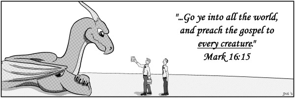 Dragon and Elders Bookmark