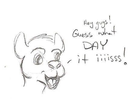 Humpday Camel Sketch