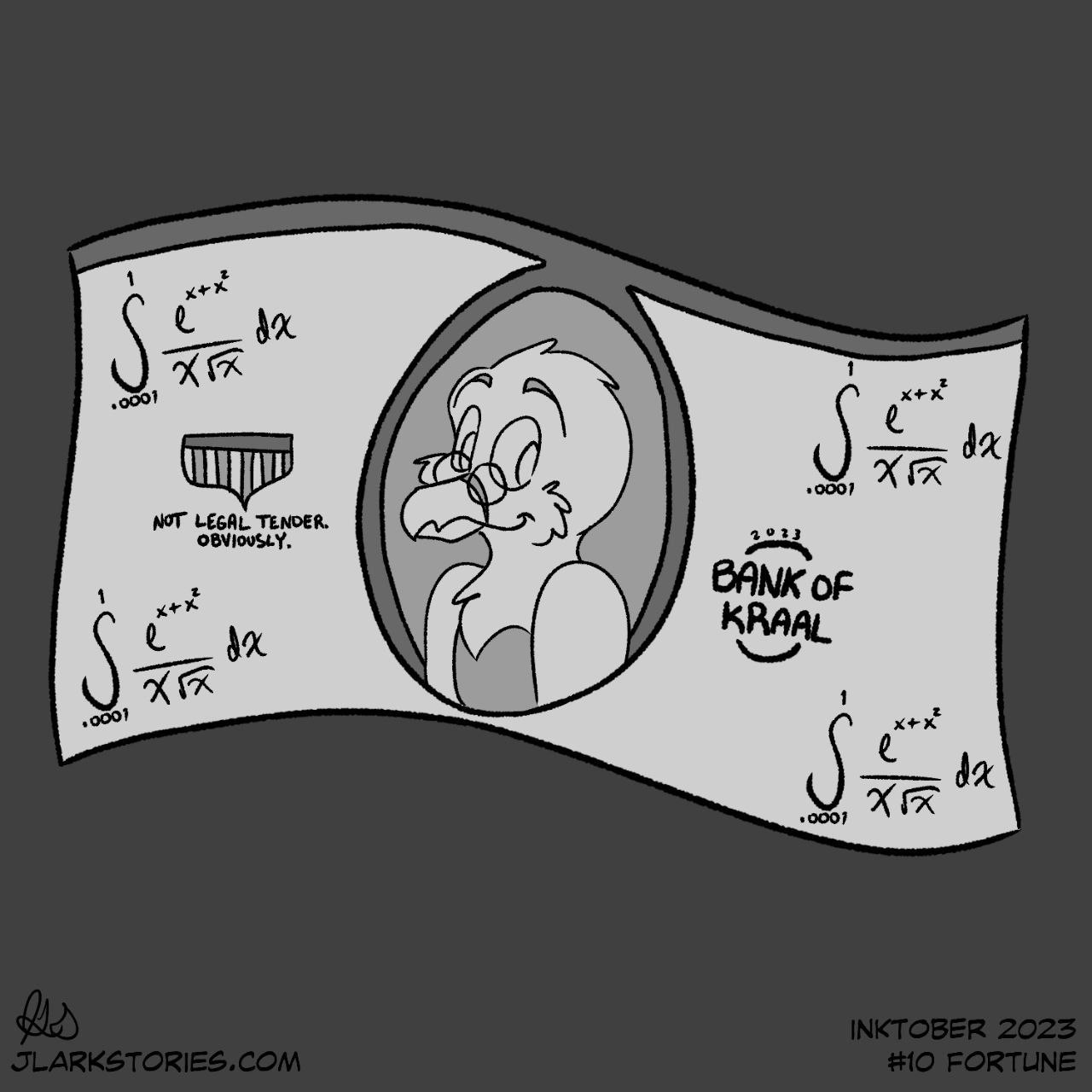 Inktober 2023 10 - Fortune