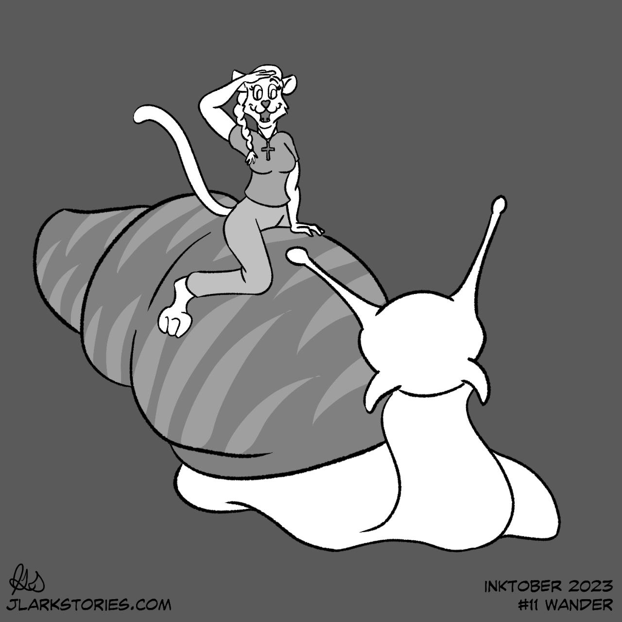 Inktober 2023 11 - Wander