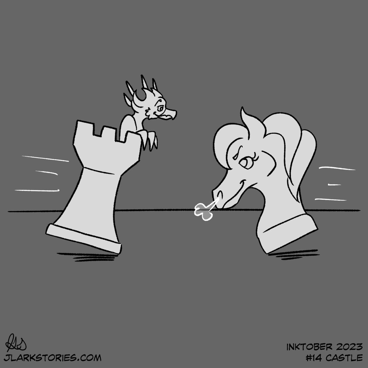 Inktober 2023 14 - Castle