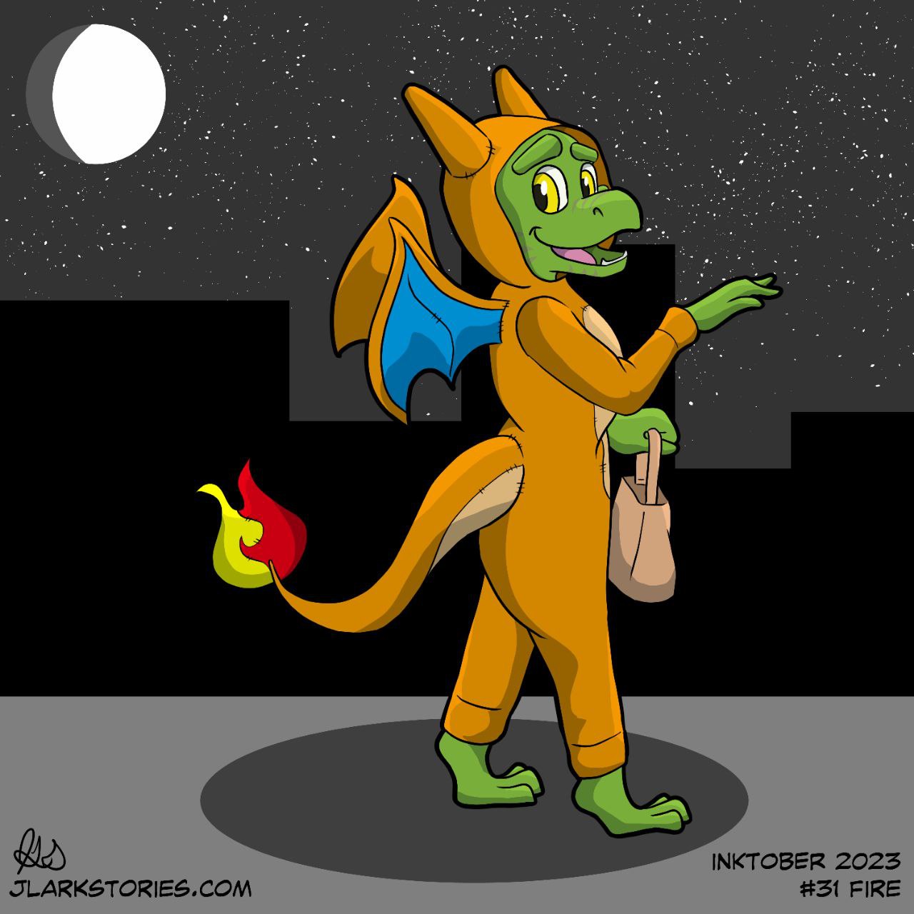 Inktober 31 - Fire