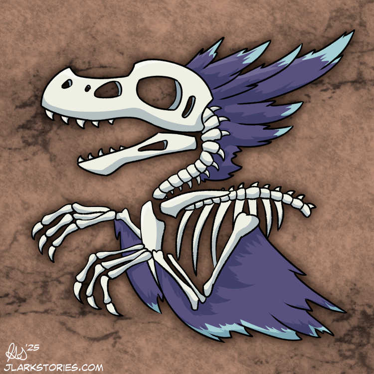 Panic the Raptor Skeleton