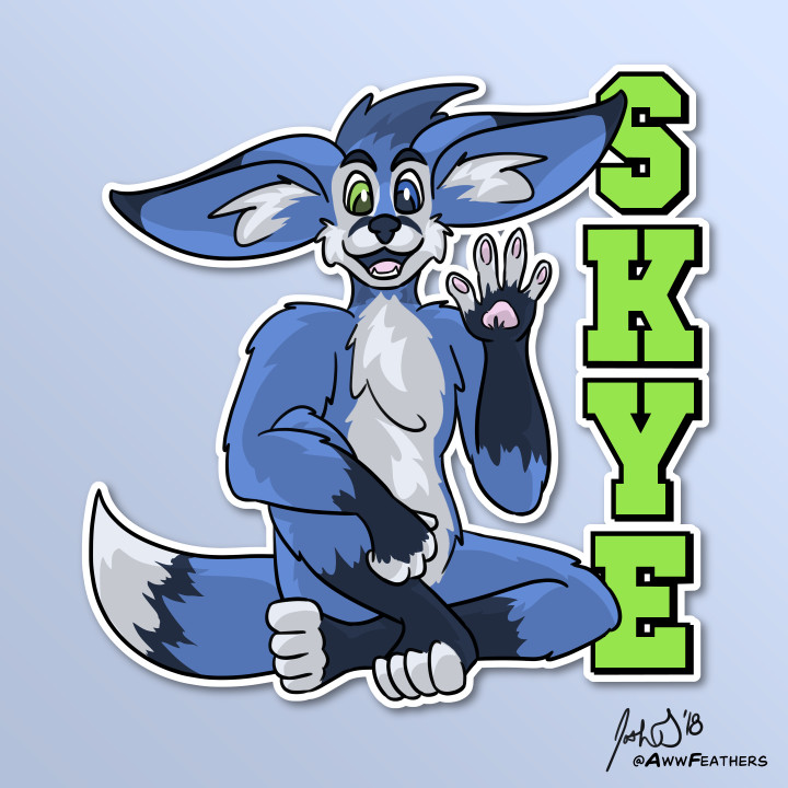 Skye Con Badge
