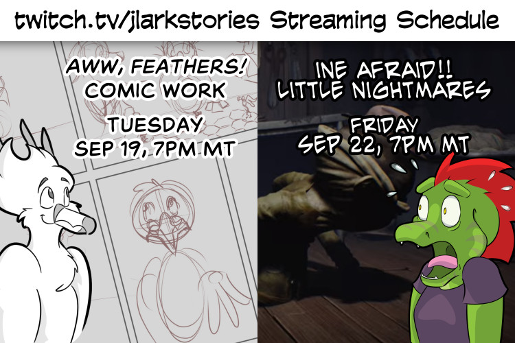 Stream Schedule (Sep 19, 22)